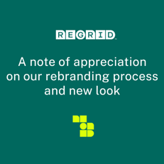A note of appreciation on our rebranding process and new look