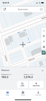 Measure and Area tool