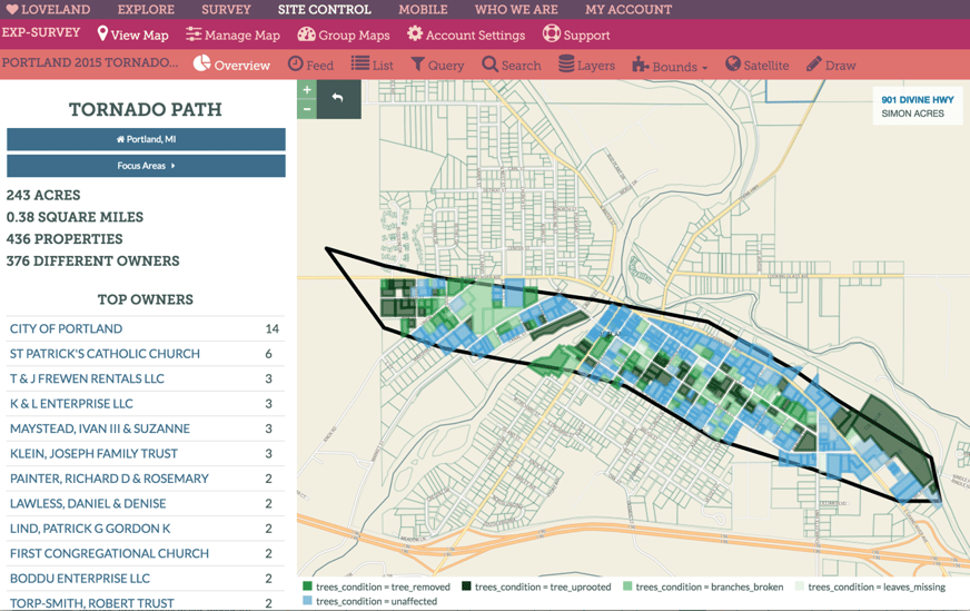 tree condition map