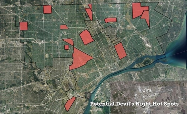 Potential Devil's Night Hot Spots