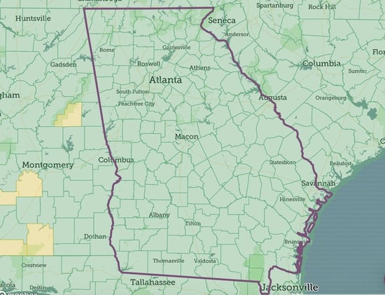 Regrid has statewide coverage in Georgia