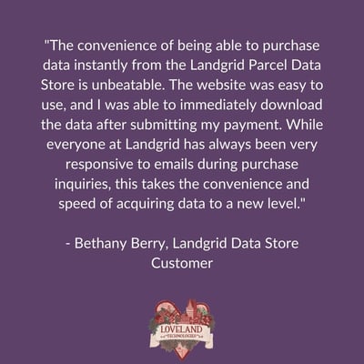 A quote from Data Store customer Bethany Berry