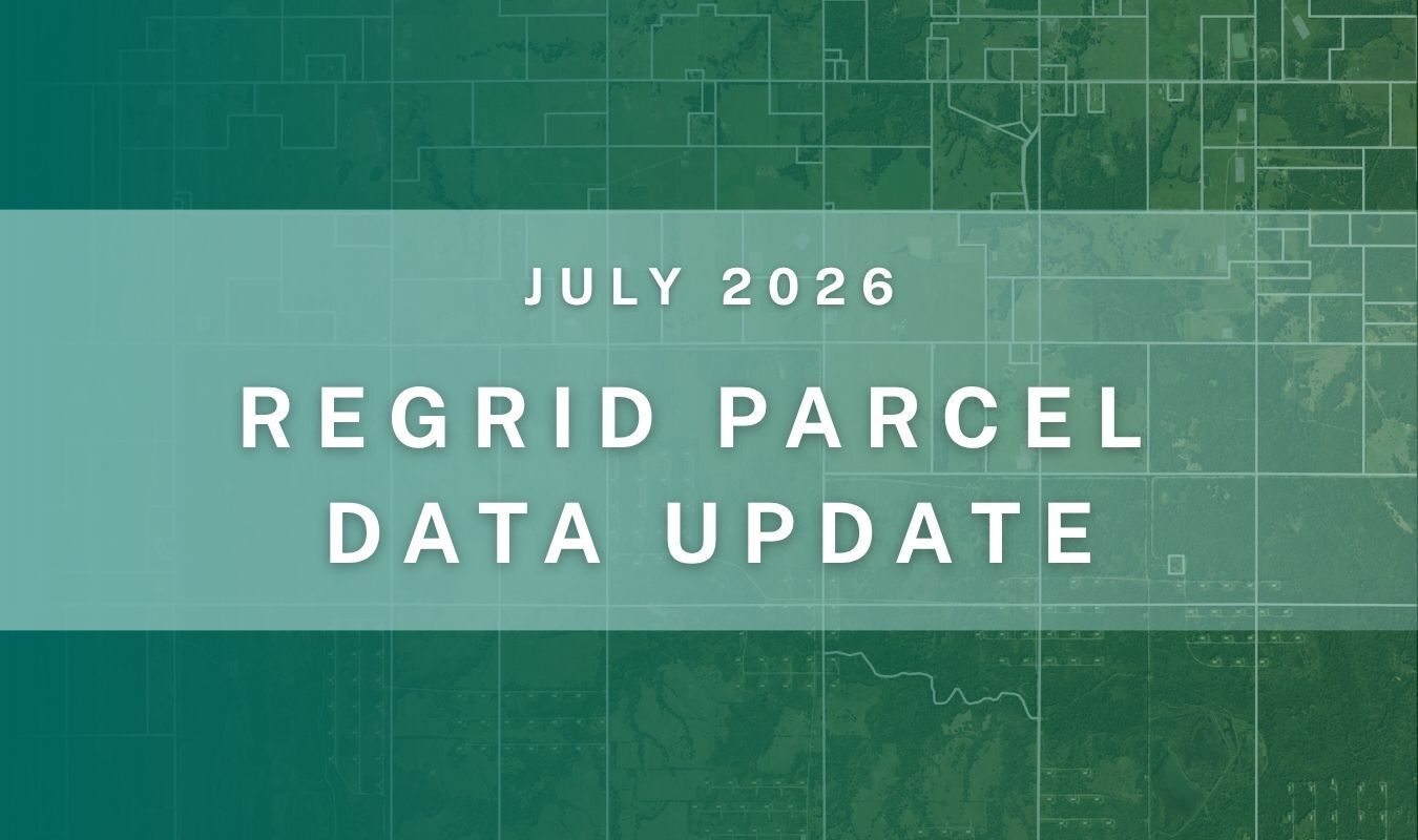 July 2026 parcel data update