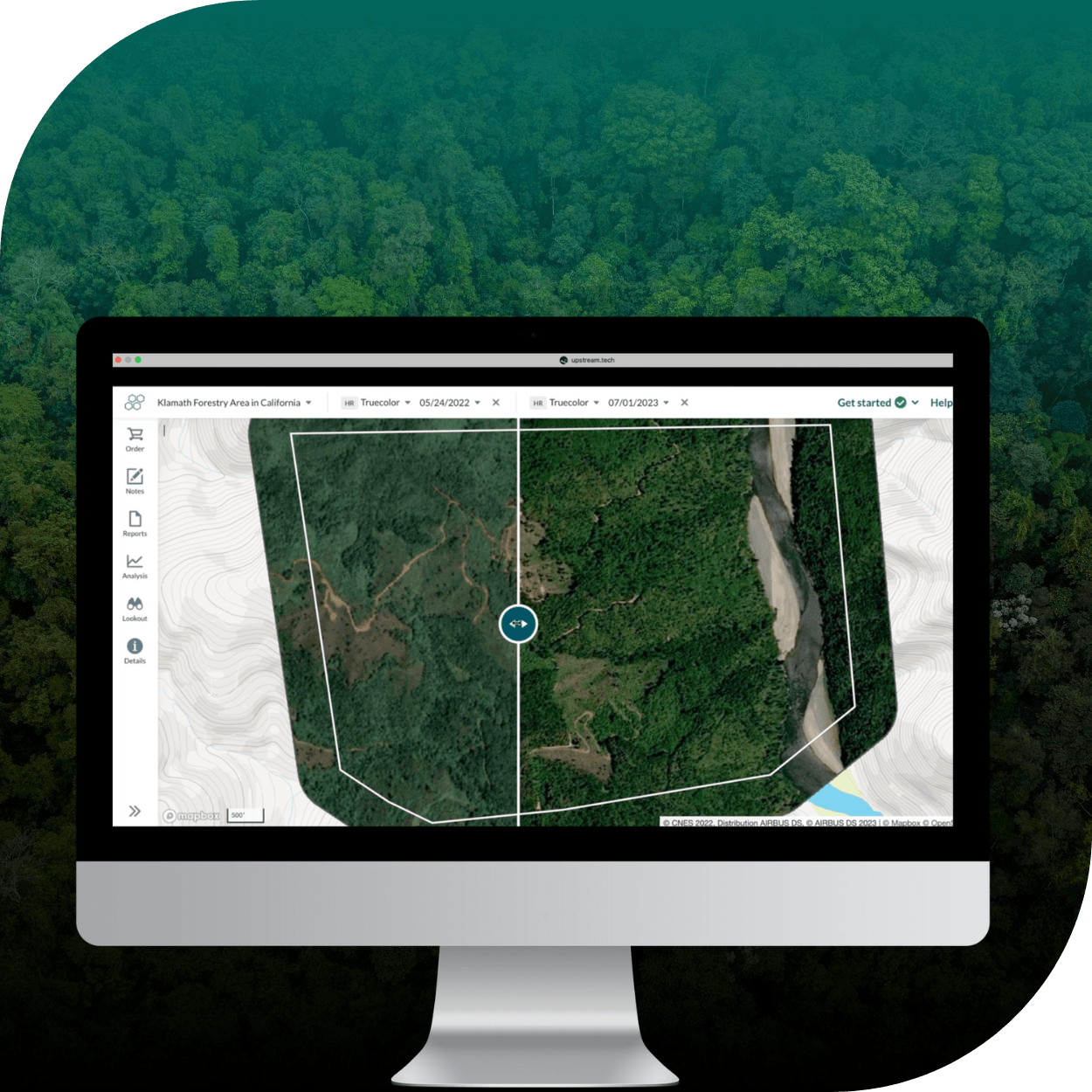 Lens platform showing on a computer screen-2