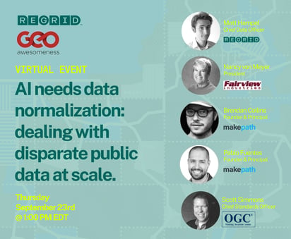 Virtual Event AI needs data normalization: dealing with disparate public data at scale.