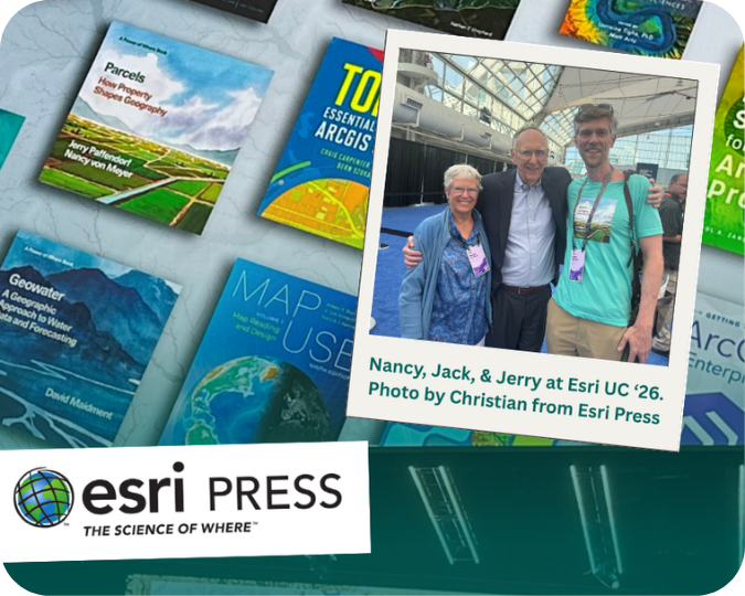 Nancy, Jack, and Jerry at Esri UC 2026
