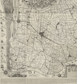 Delft Cadastral Map circa 1611