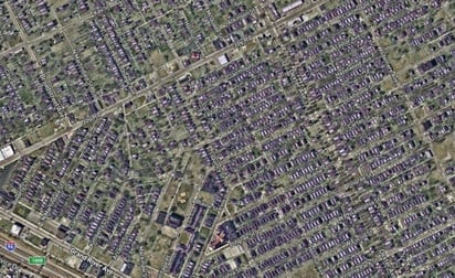 Aerial shot of 96 Highway, Grand River Avenue in Michigan