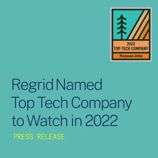 Regrid named top tech company to watch in 2022, press release.