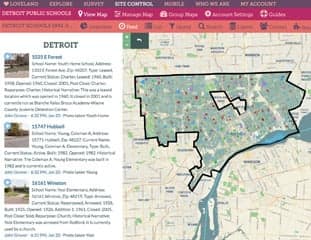 Map of Detroit 