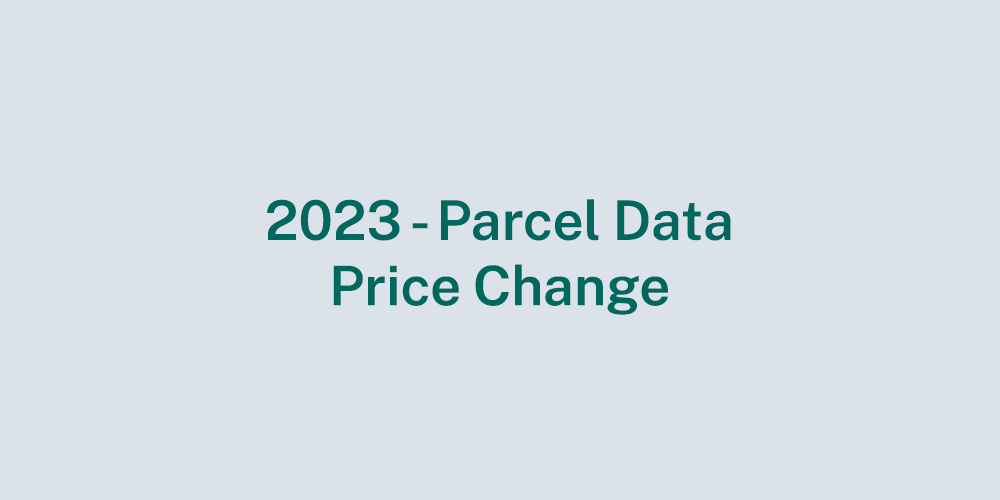 2023 - Parcel Data Price Change