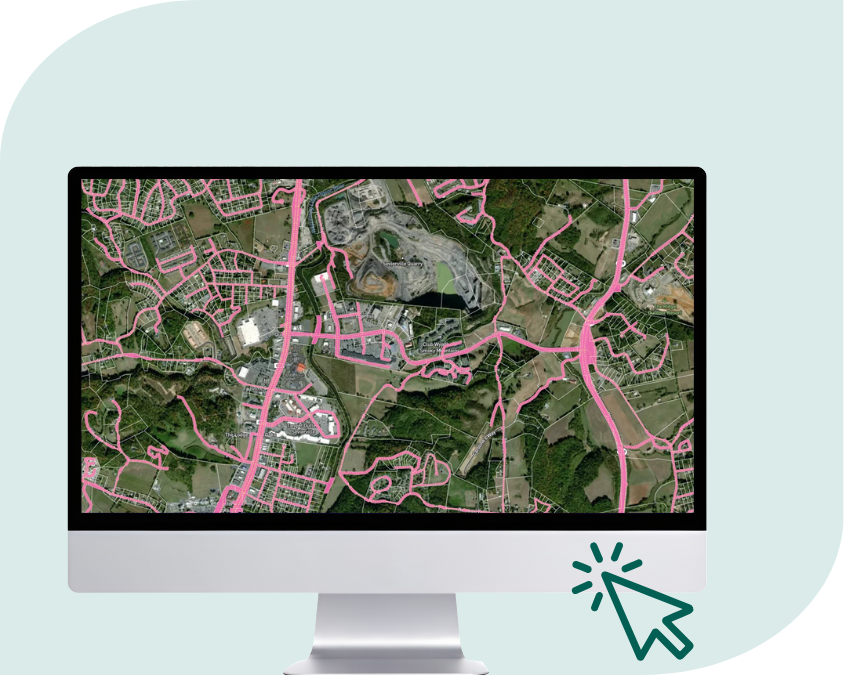 Analyze roadway area