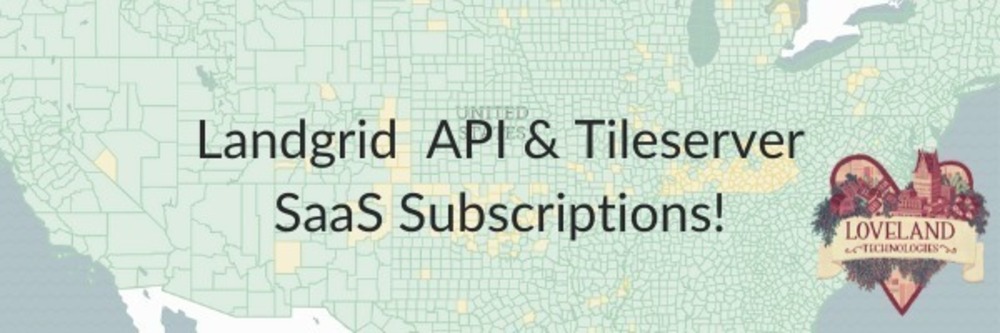Landgrid API and Tileserver - SaaS subscriptions