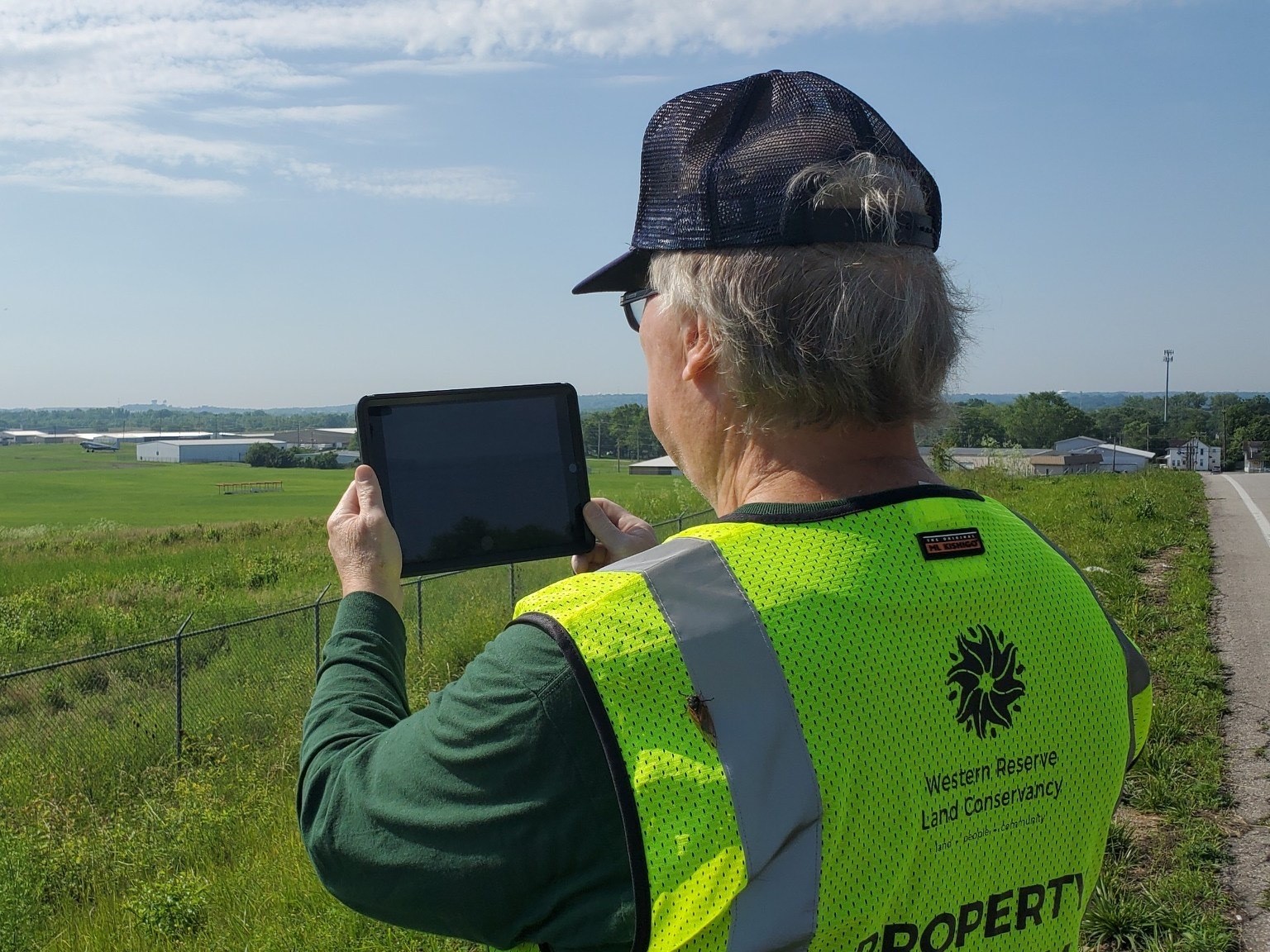 Western Reserve Land Conservancy using the Regrid Property App on an iPad