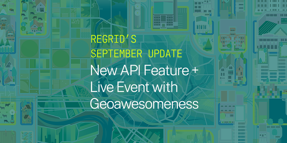New API Feature plus Live event with Geoawesomeness