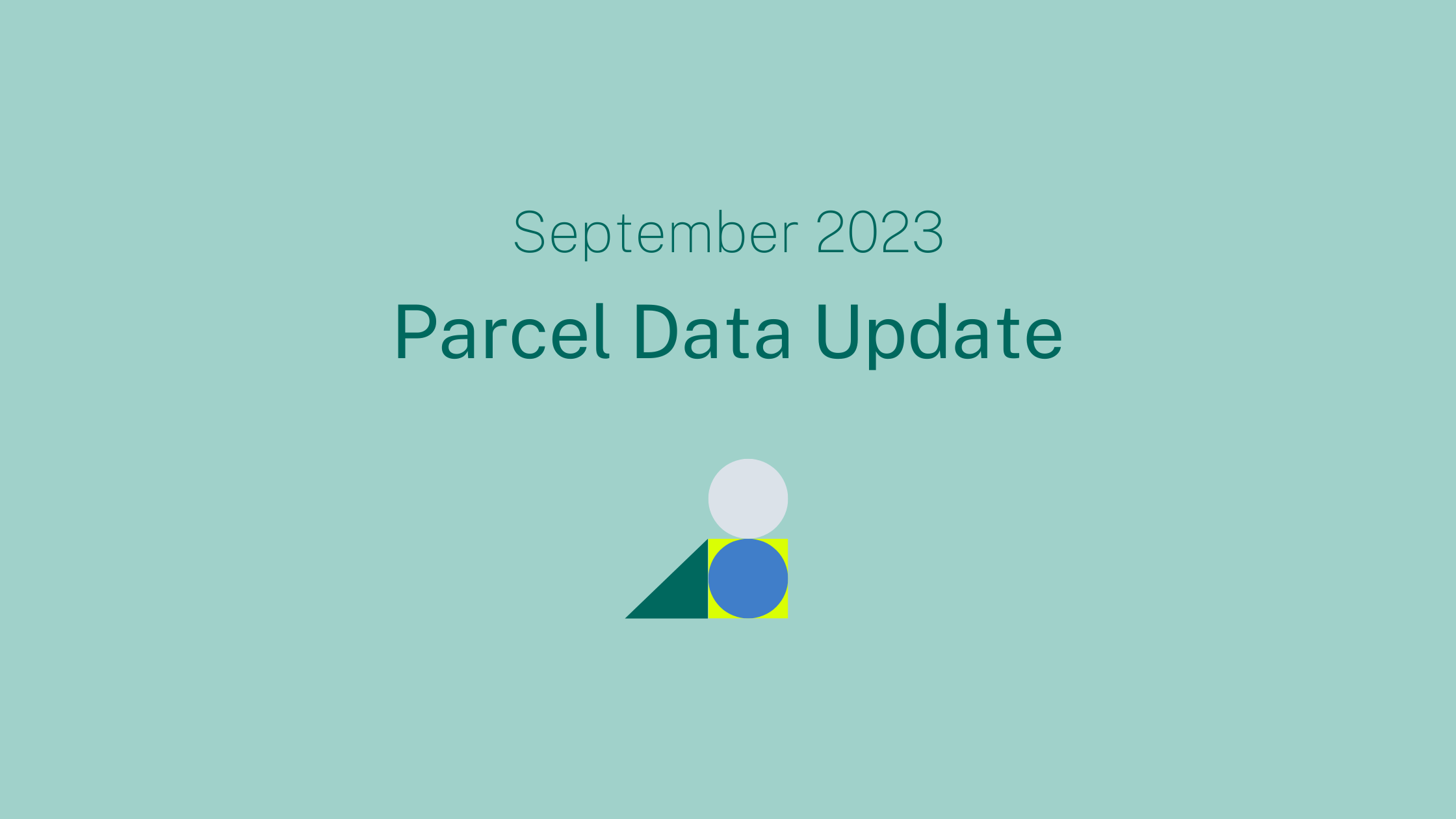 September 2023 Parcel Data Update