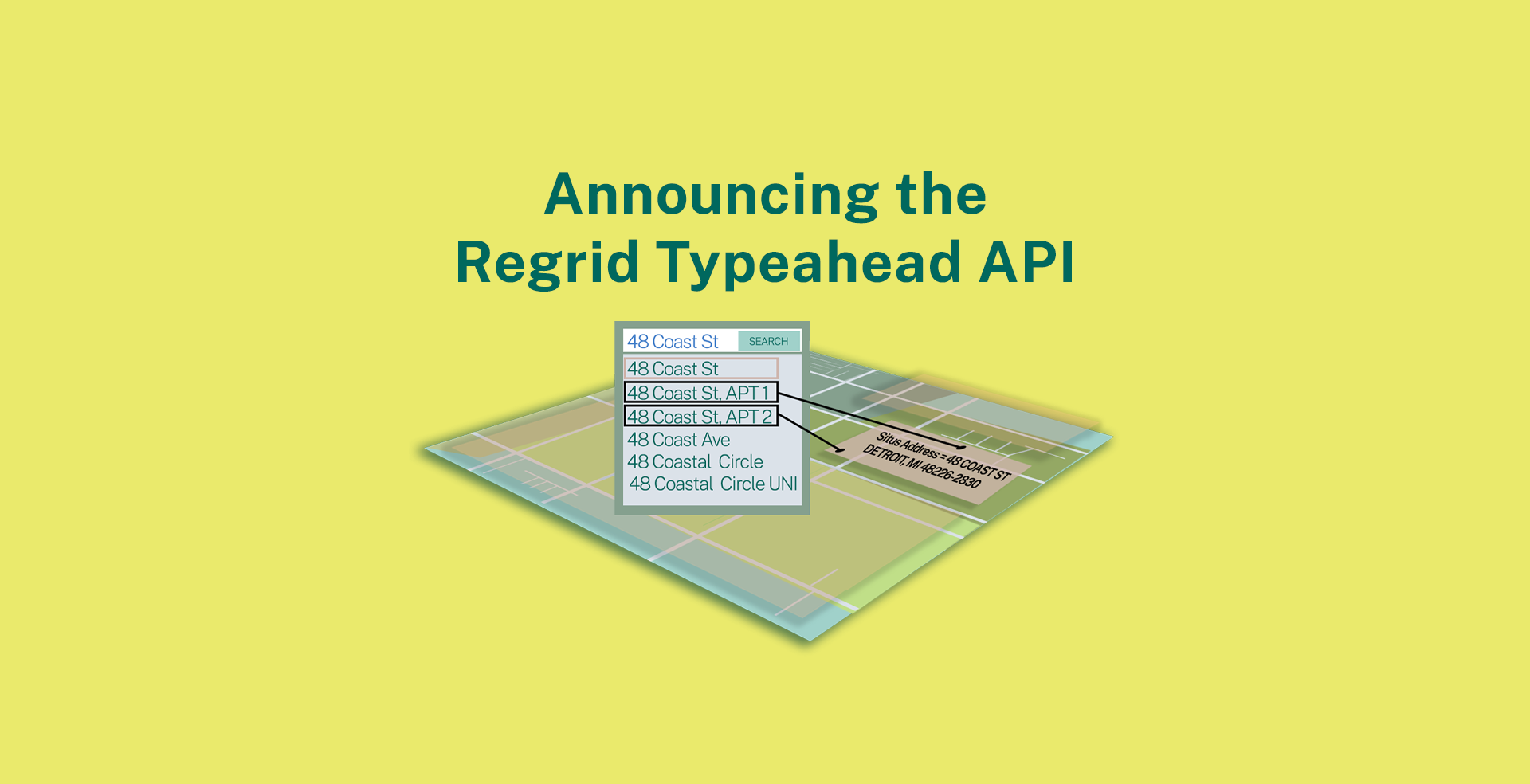 Announcing the Regrid Typeahead API