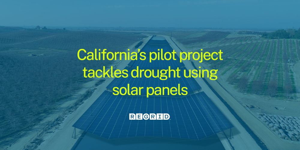 California's pilot project tackles drought using solar panels